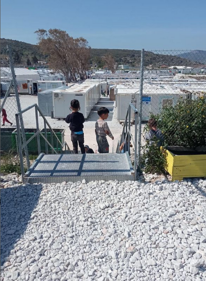 Camp Moria auf Lesbos