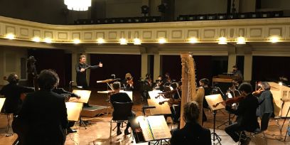 Stimmungsbild Orchesterdirigieren